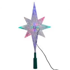 The Christmas Palace 11'' POLAR COLOR CHANGING LED STAR TREE TOPPER Angels & Toppers