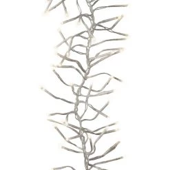 The Christmas Palace 44 FT CLUSTER 1512 LED WARM WHITE CLUSTER TRANSPARENT WIRE 8 FUNCTION TWINKLE