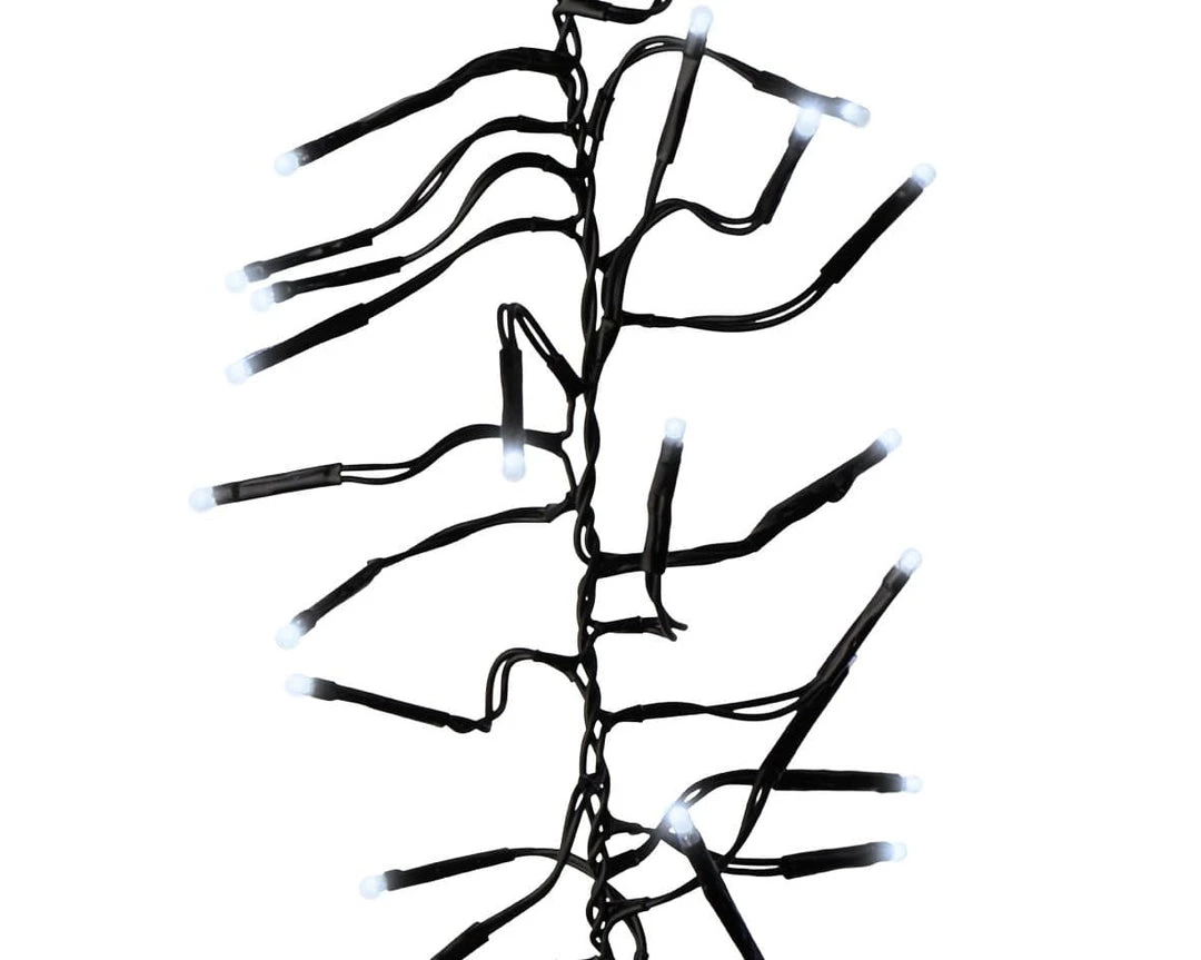 The Christmas Palace 44 FT CLUSTER 1512 LED COOL WHITE GREEN WIRE 8 FUNCTION TWINKLE 3 The Christmas Palace 44 FT CLUSTER 1512 LED COOL WHITE GREEN WIRE 8 FUNCTION TWINKLE