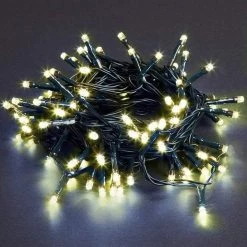 The Christmas Palace CHRISTMAS LIGHTS 36 FT COMPACT EXTENSION SET WARM WHITE WITH 1 STRING OF 500 LED LIGHTS