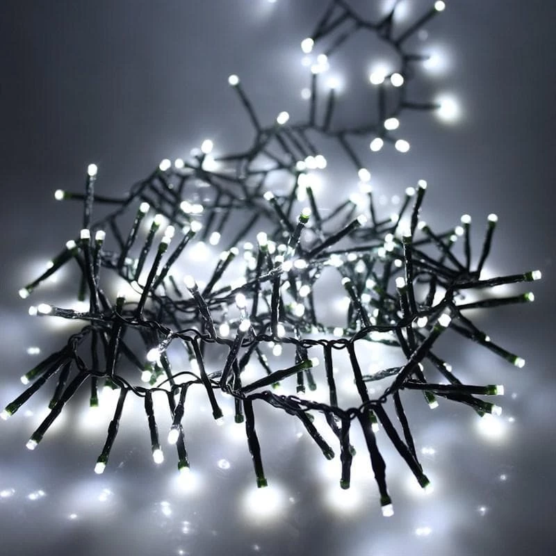 The Christmas Palace 16 FT CLUSTER EXTENSION SET COOL WHITE WITH 1 STRING OF 500 LED LIGHTS 1 The Christmas Palace 16 FT CLUSTER EXTENSION SET COOL WHITE WITH 1 STRING OF 500 LED LIGHTS