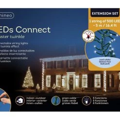 The Christmas Palace 16 FT CLUSTER EXTENSION SET COOL WHITE WITH 1 STRING OF 500 LED LIGHTS 5 The Christmas Palace 16 FT CLUSTER EXTENSION SET COOL WHITE WITH 1 STRING OF 500 LED LIGHTS