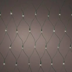 The Christmas Palace 4 FT X 6 FT STARTER SET WARM WHITE 1 NET LIGHT OF 200 LED LIGHTS