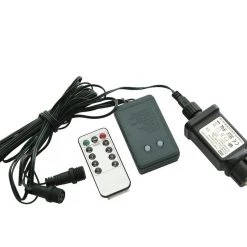 The Christmas Palace CHRISTMAS LIGHTS 16.4 FT 2 SPLITTERS TRANSFORMER SET WITH 8 FUNCTION MEMORY REMOTE