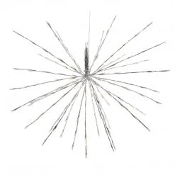 The Christmas Palace 160 LED COOL WHITE FLASHING POLESTAR SILVER CORDED Polestar Starbursts