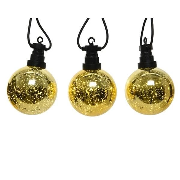 The Christmas Palace CHRISTMAS LIGHTS 15 FT 10 LED MERCURY GLASS LIGHT SET COOPER WIRE CONNECTABLE UP TO 10 SETS 1 The Christmas Palace CHRISTMAS LIGHTS 15 FT 10 LED MERCURY GLASS LIGHT SET COOPER WIRE CONNECTABLE UP TO 10 SETS