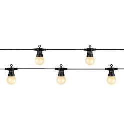 The Christmas Palace CHRISTMAS LIGHTS 31 FT STARTER SET WARM WHITE MILKY PARTY CONNECT 1 STRING OF 20 BULBS