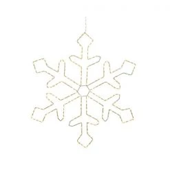 The Christmas Palace 15" SNOWFLAKE WITH 220 WARM WHITE MICRO LED Outdoor LED