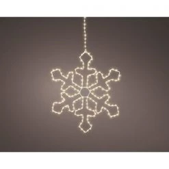 The Christmas Palace 15" SNOWFLAKE WITH 220 WARM WHITE MICRO LED Outdoor LED