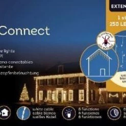 The Christmas Palace 24 FT EXTENSION SET WARM WHITE ICICLE 1 STRING OF 250 LED LIGHTS