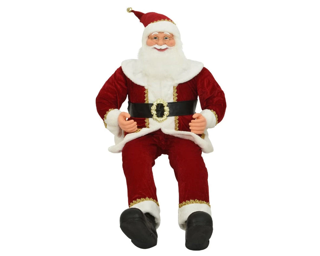 The Christmas Palace OVERSIZED DECOR 5 FT SITTING SANTA 1 The Christmas Palace OVERSIZED DECOR 5 FT SITTING SANTA