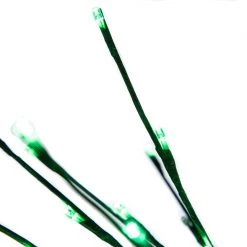 The Christmas Palace CHRISTMAS LIGHTS 72 LED GREEN FLASHING POLESTAR GREEN CORDED