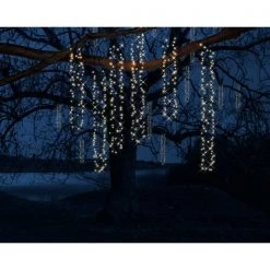 The Christmas Palace CHRISTMAS LIGHTS 39 FT CASCADE EXTENSION SET WARM WHITE WITH 6 STRINGS OF 480 LED LIGHTS