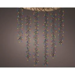 The Christmas Palace 39 FT CASCADE EXTENSION SET MULTI COLOR WITH 6 STRINGS OF 480 LED LIGHTS