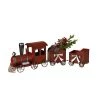 The Christmas Palace Table Tops 35" RED METAL ANTIQUE HOLIDAY TRAIN