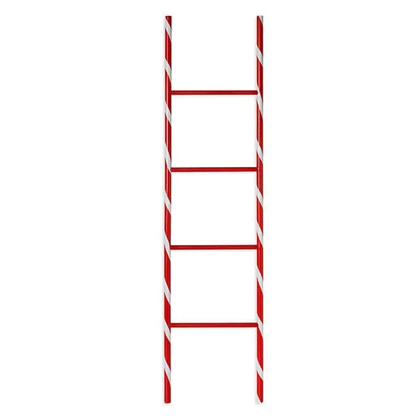 The Christmas Palace Sleighs & Ladders 4 FT WOODEN CANDY CANE LADDER 1 The Christmas Palace Sleighs & Ladders 4 FT WOODEN CANDY CANE LADDER