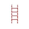 The Christmas Palace 2 FT WOODEN CANDY CANE LADDER