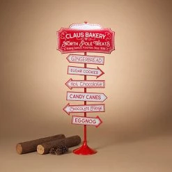 The Christmas Palace 4.5 FT CLAUS BAKERY HOLIDAY SIGN