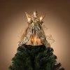 The Christmas Palace Angels & Toppers 14" GOLD ANGEL TREE TOPPER