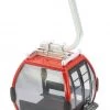 The Christmas Palace 3" RED & BLACK SKI LIFT GONDOLA 1:32 SCALE