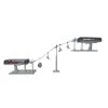 The Christmas Palace Animated Accessories 13 FT SILVER & RED SKI LIFT 1:32 SCALE
