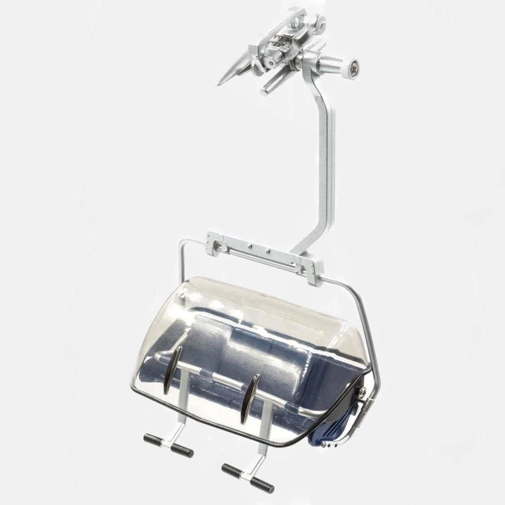 The Christmas Palace Animated Accessories 5" BLUE & SILVER 4 SEATER LIFT CHAIR 1:32 SCALE 2 The Christmas Palace Animated Accessories 5" BLUE & SILVER 4 SEATER LIFT CHAIR 1:32 SCALE