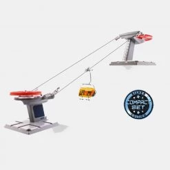 The Christmas Palace 13 FT BLUE & RED COMPACT SKI LIFT 1:32 SCALE Animated Accessories