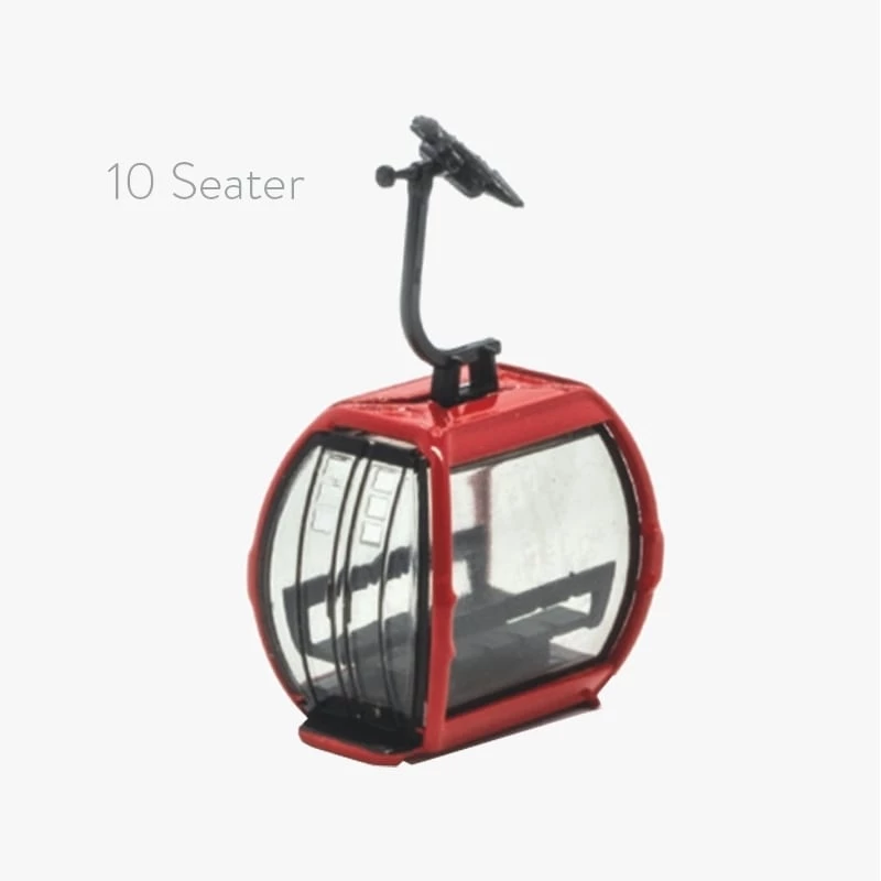 The Christmas Palace Animated Accessories 2" RED GONDOLA CABIN HO OMEGA V10 10 SEATER 1:87 SCALE 1 The Christmas Palace Animated Accessories 2" RED GONDOLA CABIN HO OMEGA V10 10 SEATER 1:87 SCALE