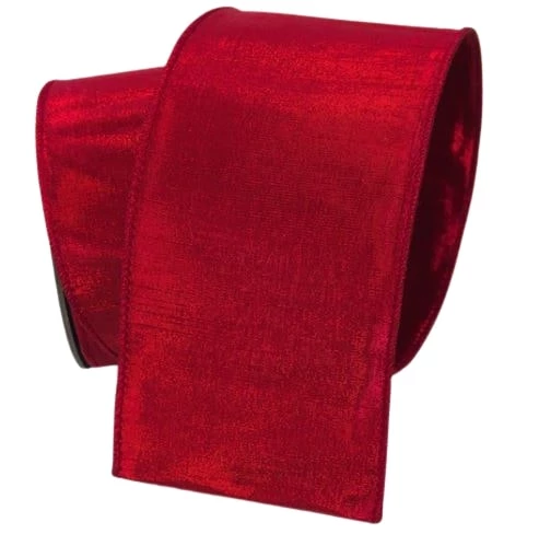 The Christmas Palace 2.5" X 10YD RED SHINY RIBBON 1 The Christmas Palace 2.5" X 10YD RED SHINY RIBBON