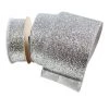 The Christmas Palace 4" X 10YD SILVER GLITTER MAGIC RIBBON