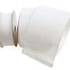 The Christmas Palace Ribbon & Bows 2.5" X 10YD WHITE DIAMOND DUST RIBBON