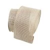 The Christmas Palace 2.5" X 10YD NATURAL SHIMMERING JUTE RIBBON Ribbon & Bows