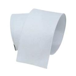 The Christmas Palace 4" X 10YD WHITE SUGAR CANDY RIBBON Ribbon & Bows