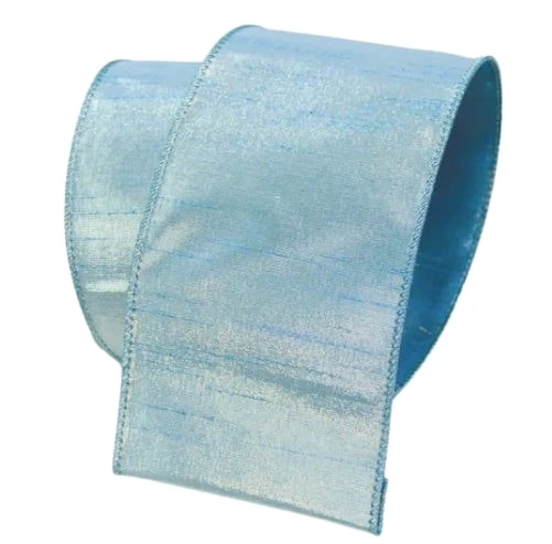 The Christmas Palace 4" X 10YD SHINY ARCTIC BLUE RIBBON Ribbon & Bows 1 The Christmas Palace 4" X 10YD SHINY ARCTIC BLUE RIBBON Ribbon & Bows