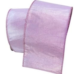 The Christmas Palace 4" X 10YD SHINY LIGHT PINK RIBBON Ribbon & Bows