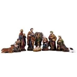 The Christmas Palace 12" NATIVITY SET OF 11 PIECES Nativity & Stables