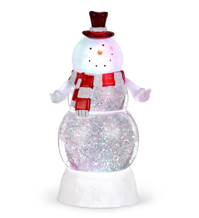 The Christmas Palace Table Tops 9" CHRISTMAS SNOWMAN SNOW GLOBE BATTERY OPERATED 1 The Christmas Palace Table Tops 9" CHRISTMAS SNOWMAN SNOW GLOBE BATTERY OPERATED