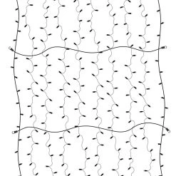 The Christmas Palace Sales 7 The Christmas Palace CHRISTMAS LIGHTS WARM WHITE LED TRUNK LIGHT GRAY NET 5FT X 36"-70"