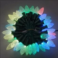 The Christmas Palace CHRISTMAS LIGHTS 100 FT C9 GREEN WIRE 12