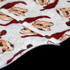 The Christmas Palace Skirts & Stockings 48" WHITE & RED SANTA TREE SKIRT