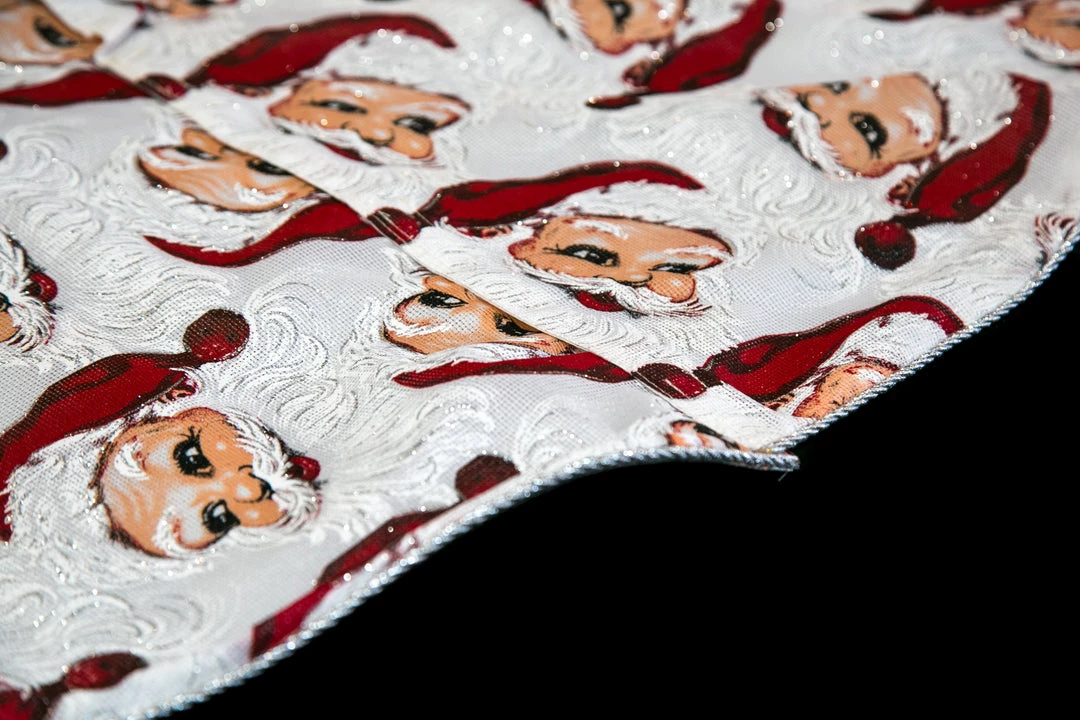 The Christmas Palace Skirts & Stockings 48" WHITE & RED SANTA TREE SKIRT 2 The Christmas Palace Skirts & Stockings 48" WHITE & RED SANTA TREE SKIRT