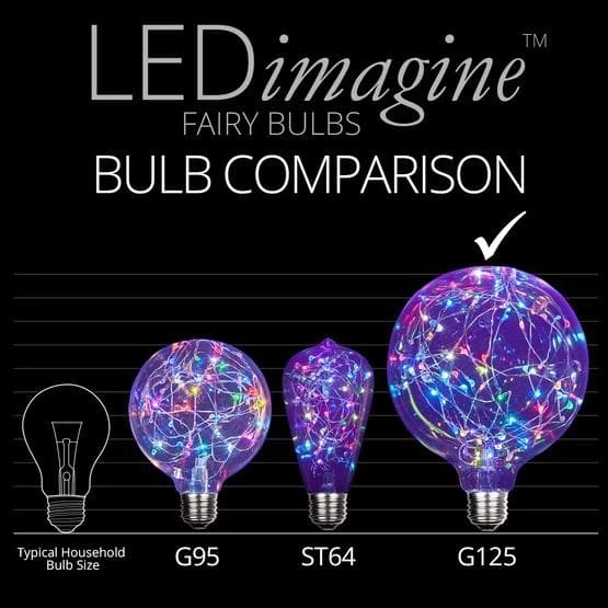 The Christmas Palace G125 COLOR CHANGE RGB FAIRY LIGHT BULB 3 The Christmas Palace G125 COLOR CHANGE RGB FAIRY LIGHT BULB