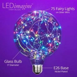 The Christmas Palace G125 COLOR CHANGE RGB FAIRY LIGHT BULB
