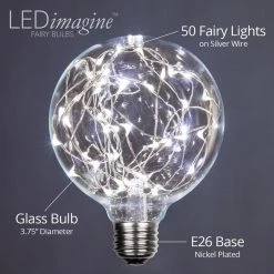 The Christmas Palace G95 COOL WHITE LED FAIRY BULB