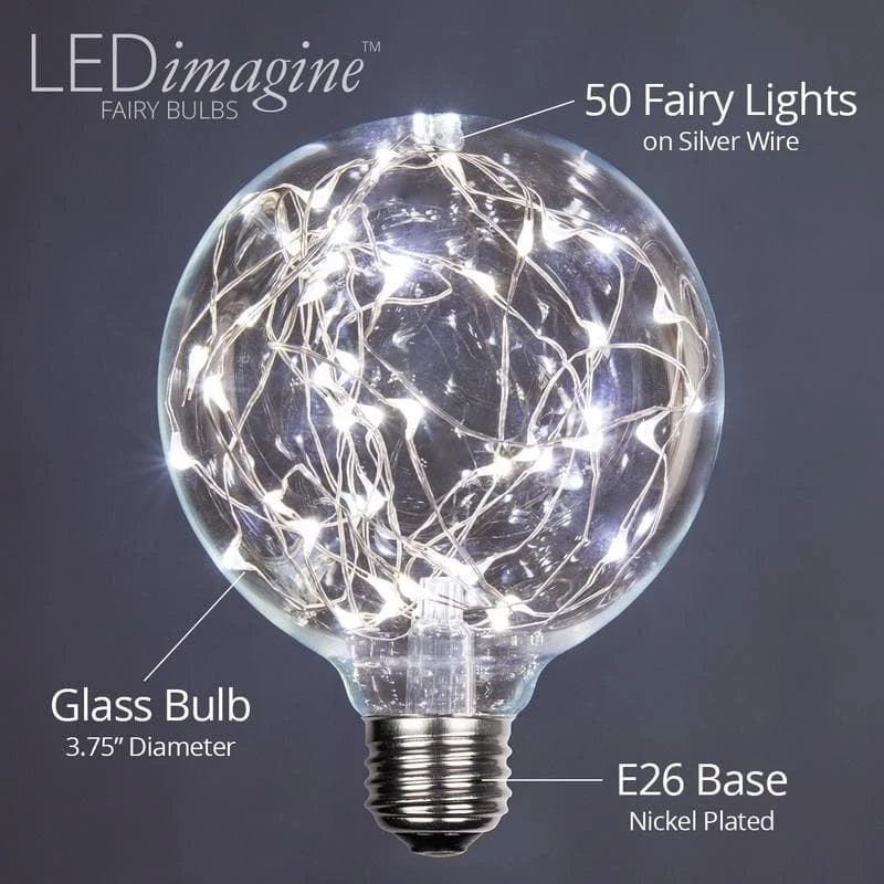 The Christmas Palace G95 COOL WHITE LED FAIRY BULB 2 The Christmas Palace G95 COOL WHITE LED FAIRY BULB