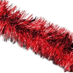 The Christmas Palace 50 FT X 8" RED TINSEL GARLAND