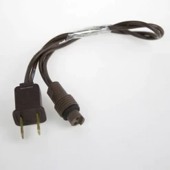 The Christmas Palace BROWN COAXIAL RECTIFIED PLUG FOR COAXIAL LIGHTS CHRISTMAS LIGHTS