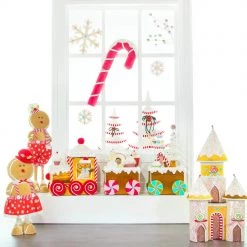 The Christmas Palace 16" GINGERBREAD TRAIN 3 PIECES
